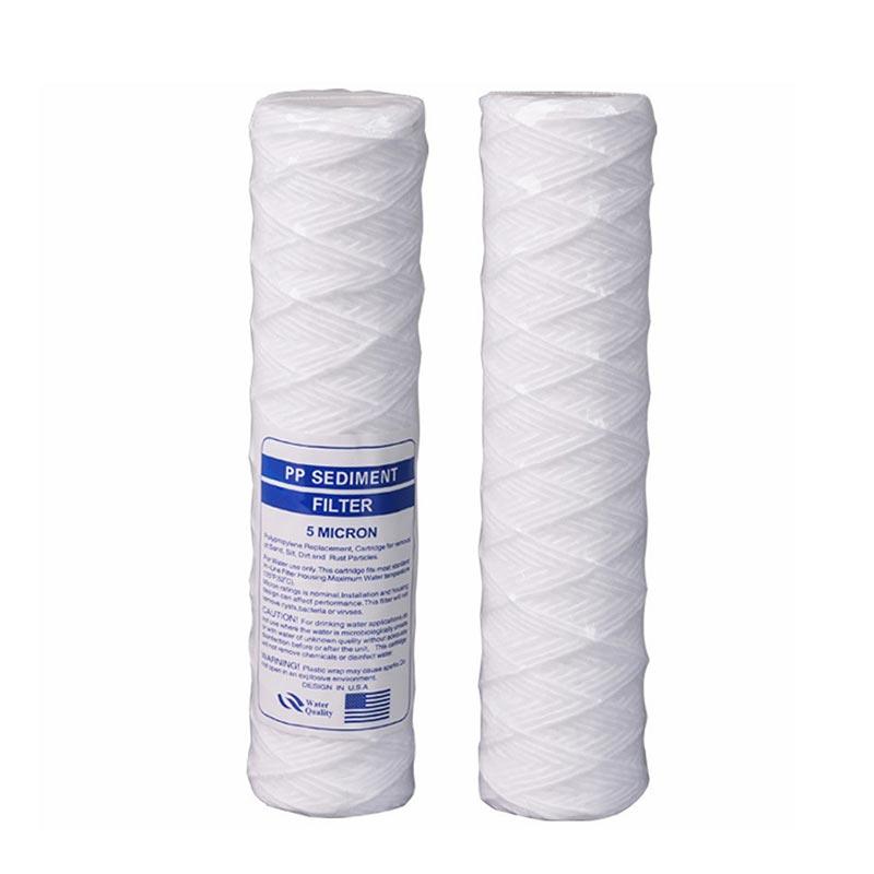 PP/absorbent cotton thread wire wound filter element